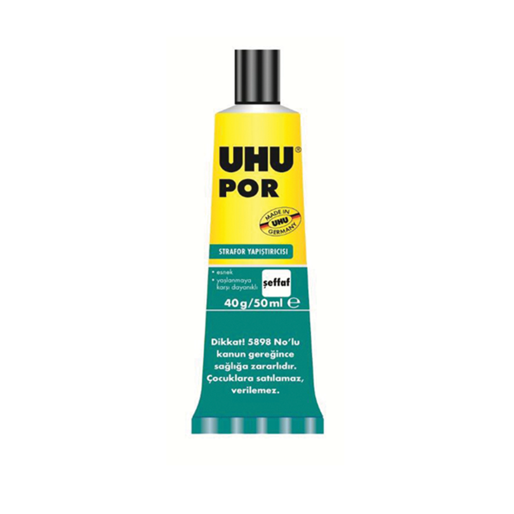 Uhu Sıvı Yapıştırıcı Por 50 ML 40359 (1 Adet)