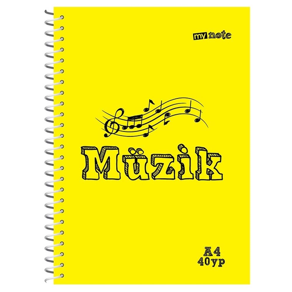 Mynote Flex Pp Müzik Defteri A4 40 Yp (1 Adet)