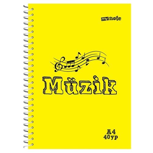 Mynote Flex Pp Müzik Defteri A4 40 Yp (1 Adet)
