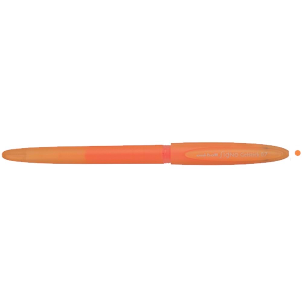 Uni-Ball Roller Kalem Signo Gelstick Jel Bilye Uç 0.7 MM Fosforlu Turuncu UM-170 (1 Adet)