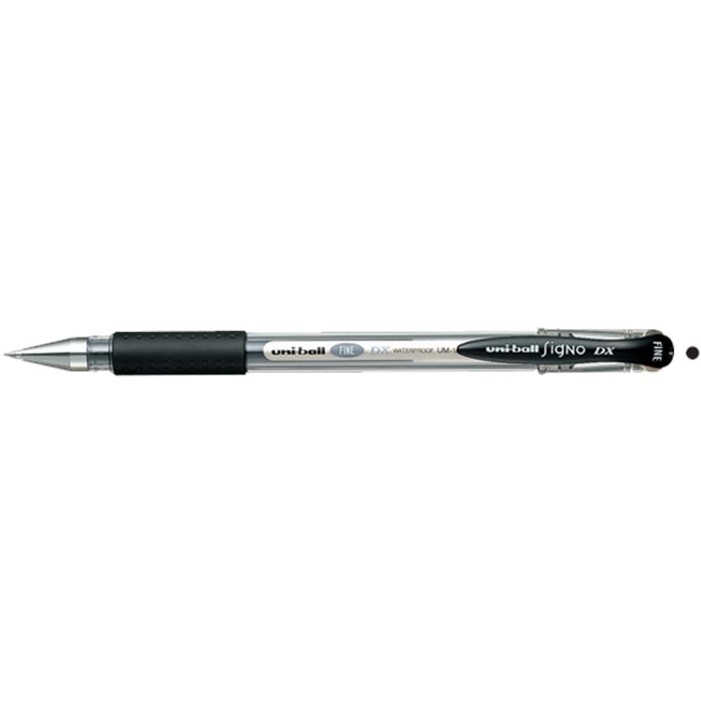 Uni-Ball Roller Kalem Signo Dx Fine Jel Bilye Uç 0.7 MM Siyah UM-151 (1 Adet)