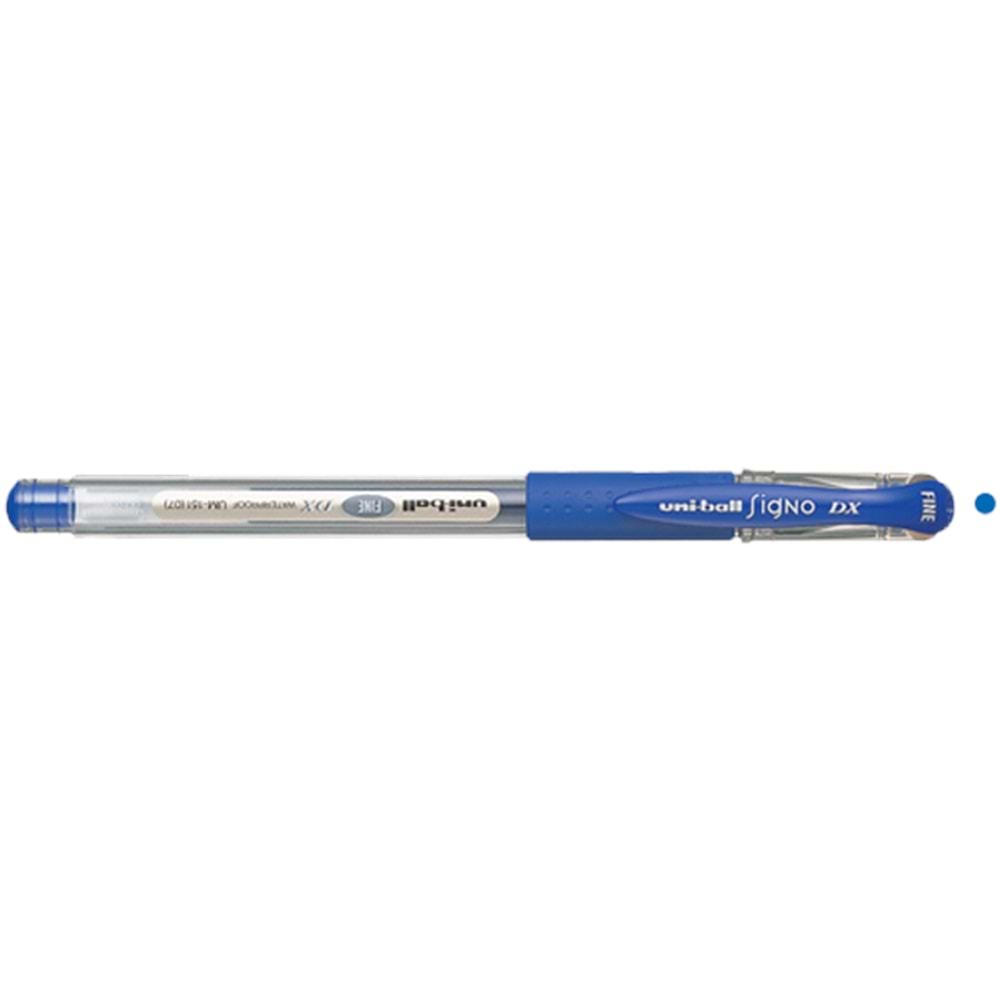 Uni-Ball Roller Kalem Signo Dx Fine Jel Bilye Uç 0.7 MM Mavi UM-151 (1 Adet)