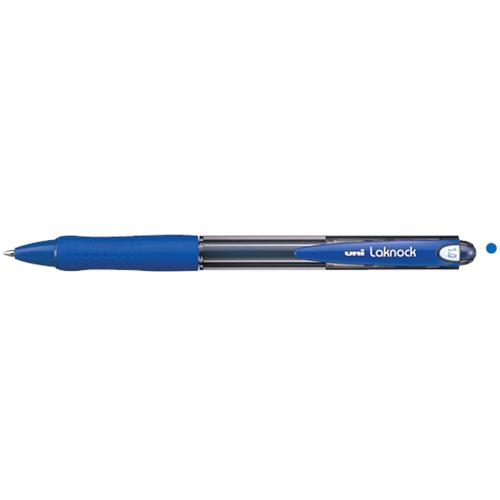 Uni-Ball Tükenmez Kalem Laknock Medium 1.0 MM Mekanik Bilye Uç Mavi SN-100 (1 Adet)