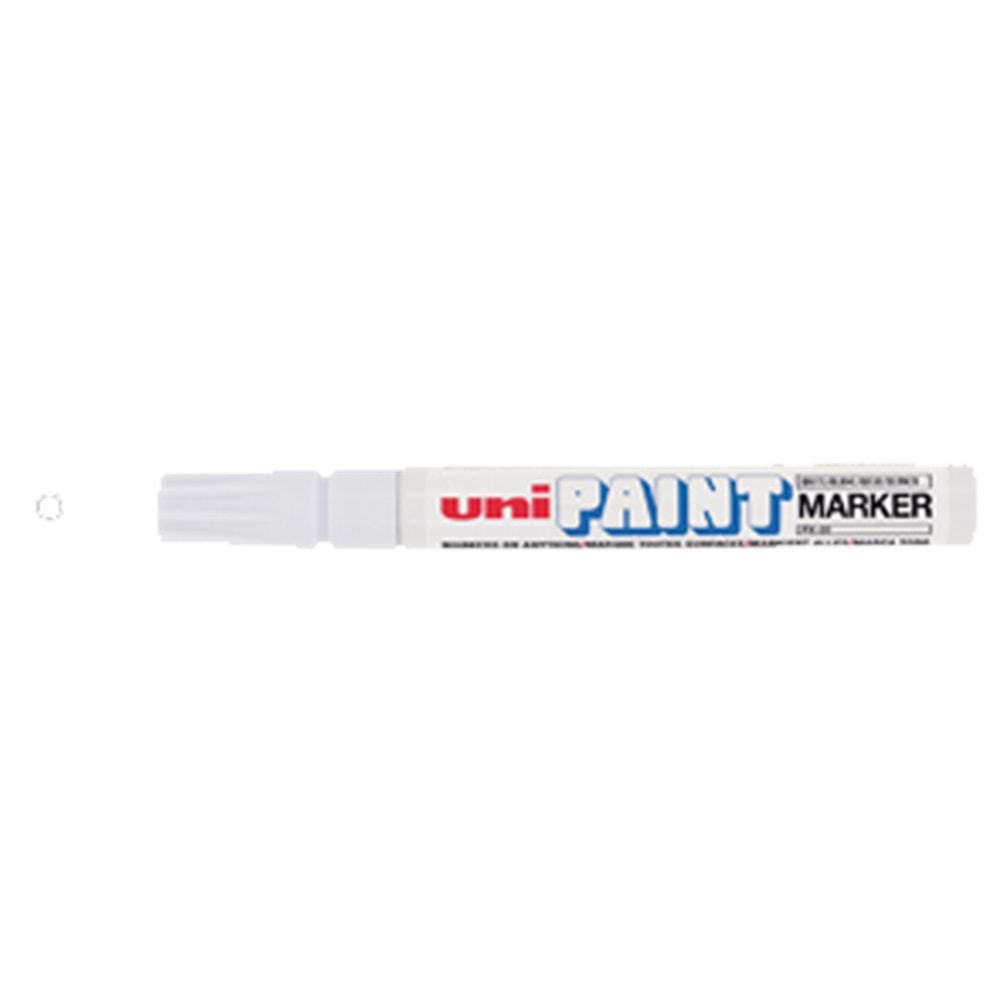 Uni-Ball Markör Boyama Paınt Marker 2.2-2.8 mm Beyaz PX-20 (1 Adet)