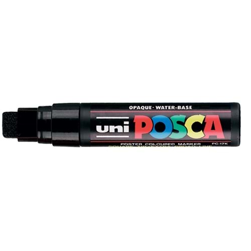 Uni-Ball Markör Boyama Posca Su Bazlı Poster 15.0 MM Siyah PC-17K