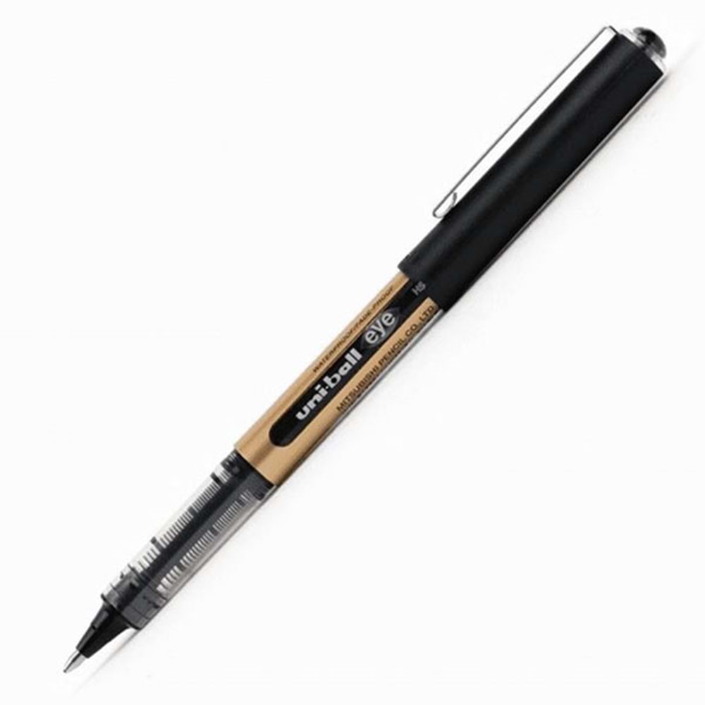 Uni-Ball Roller Kalem 10 Eye Broad Jel Bilye Uç İmza Kalemi 1.0 mm Siyah UB-150 (1 Adet)