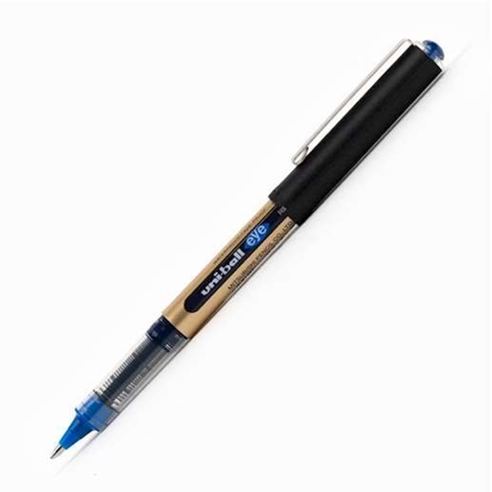 Uni-Ball Roller Kalem 10 Eye Broad Jel Bilye Uç İmza Kalemi 1.0 MM Mavi UB-150 (1 Adet)