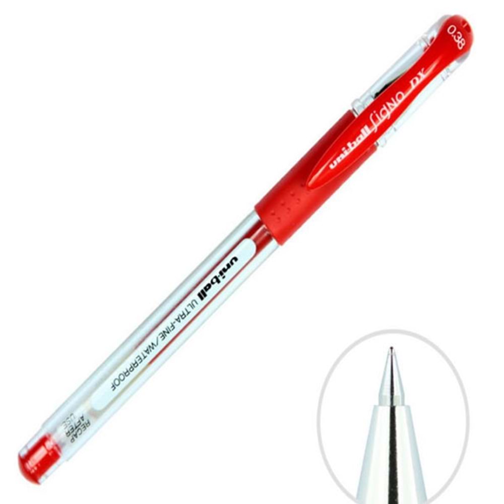 Uni-Ball Roller Kalem Signo Needle İğne Uç 0.38 mm Kırmızı UM-151ND (1 Adet)
