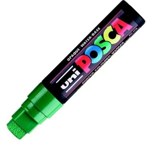 Uni-Ball Posca 15.0 Su Bazlı Poster Markörü Yeşil Pc-17K (1 Adet)