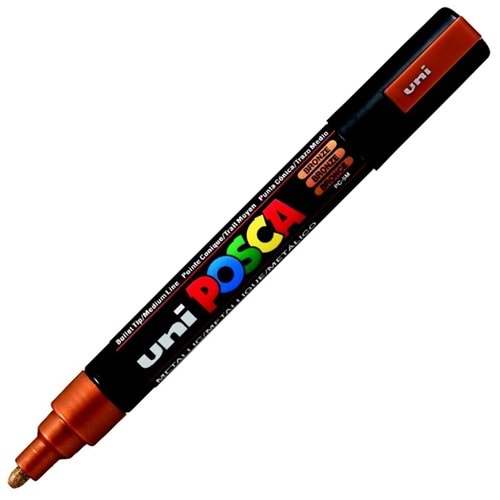 Uni-Ball Posca 1.8-2.5 Su Bazlı Poster Markörü Bronz Pc-5M (1 Adet)