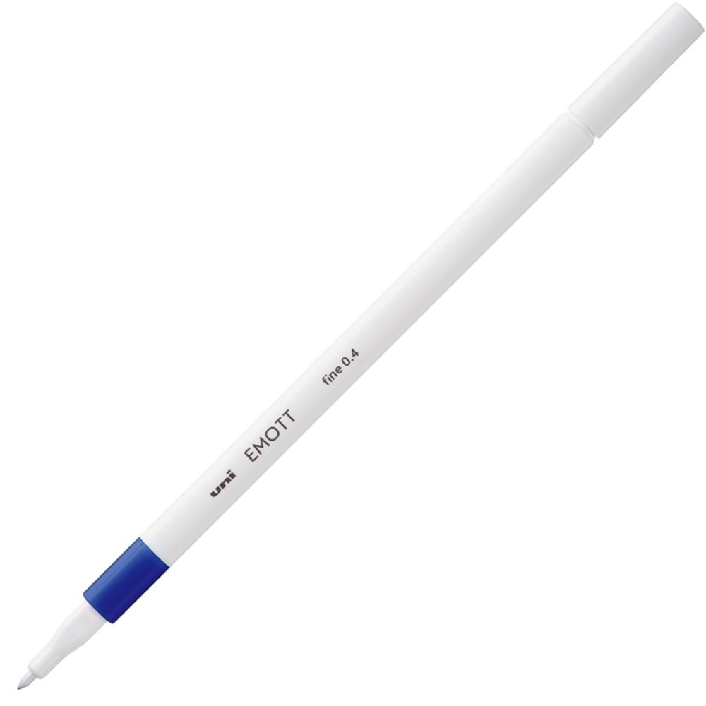 Uni-Ball Akrilik Uçlu Kalem Emott 0.4 MM Fine Mavi (1 Adet)