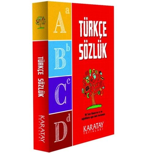 4E Sözlük Türkçe Büyük Karton Kapak Karatay Yayınevi