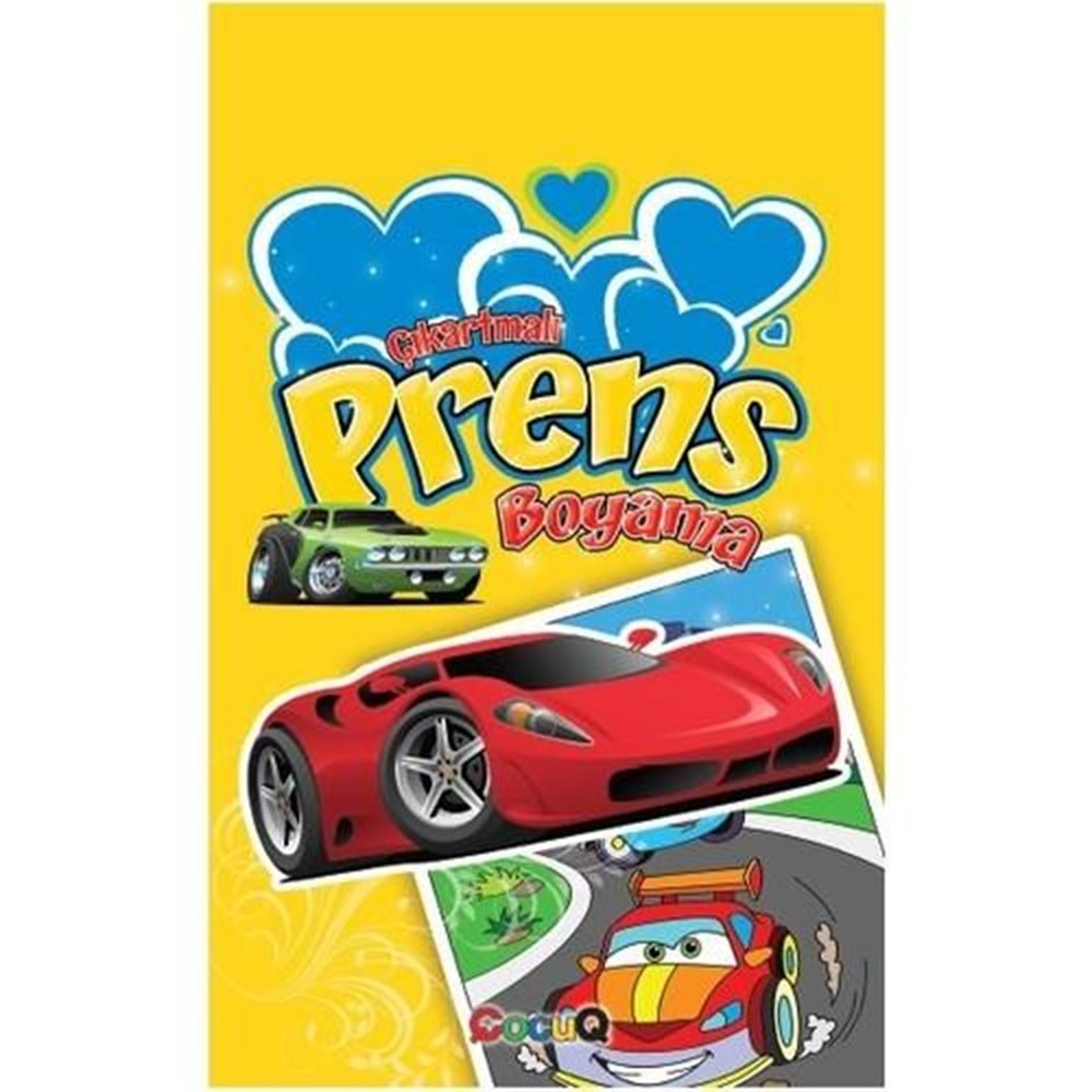 4E Prens Boyama Kitabı Stickerli 16 Syf Çocuq