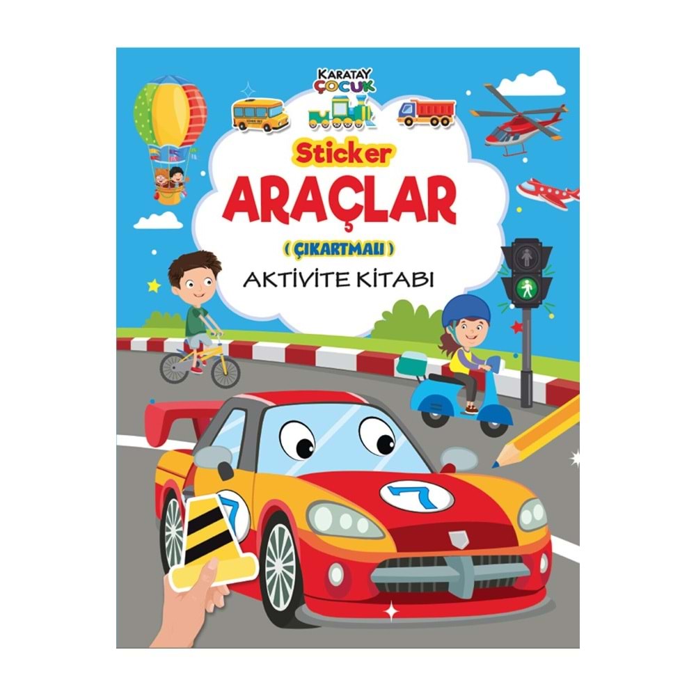 4E 50 Sticker Aktivite Kitabı Çiftlik-Dinozor