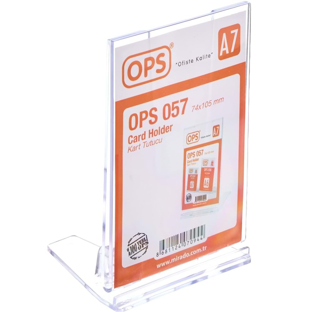 Ops Kart Tutucu A7 Dikey DP 057