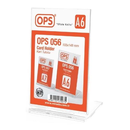 Ops Kart Tutucu Dikey A6 DP 056