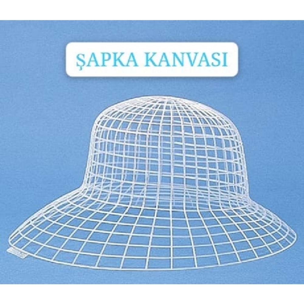 Çanta Aksesuar 3D Şapka Şeklinde Beyaz Plastik Kanvas