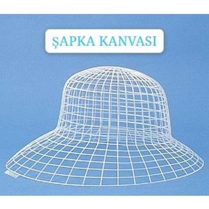 Çanta Aksesuar 3D Şapka Şeklinde Beyaz Plastik Kanvas