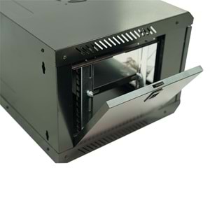 Racksan ML-6407S 7U Duvar Tipi Kabinet (350-530-400) Raf+Fan+Priz