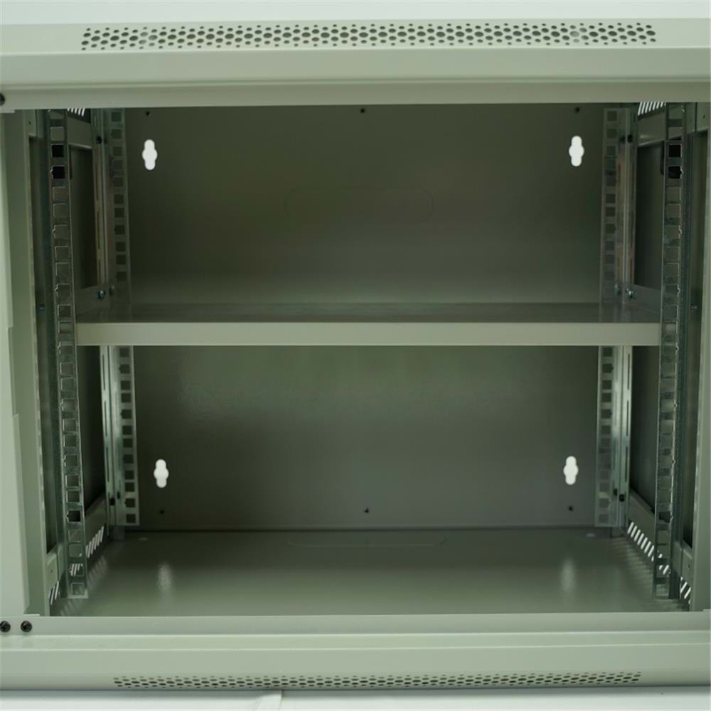 Racksan ML-6409S 9U Duvar Tipi Kabinet (450-530-400) Raf+Fan+Priz