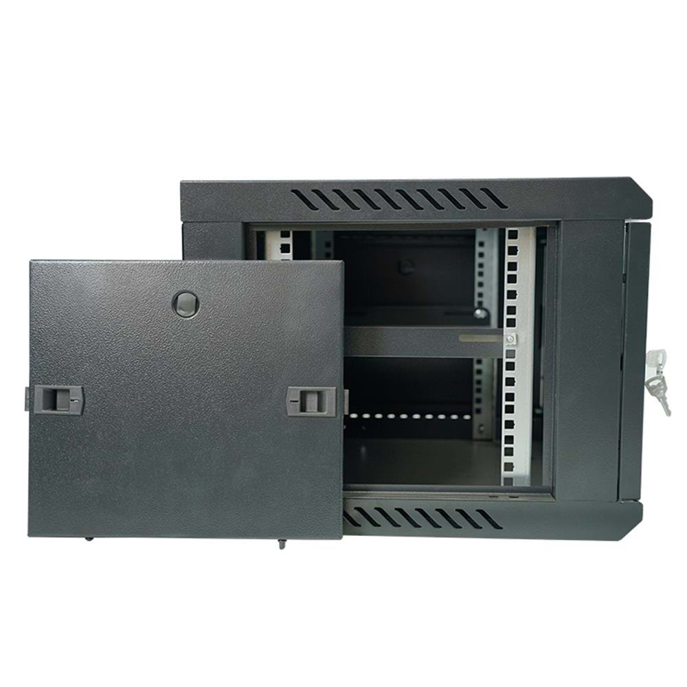 Racksan MT-6607S 7U Duvar Tipi Kabinet (350-600-600) Raf+Fan+Priz