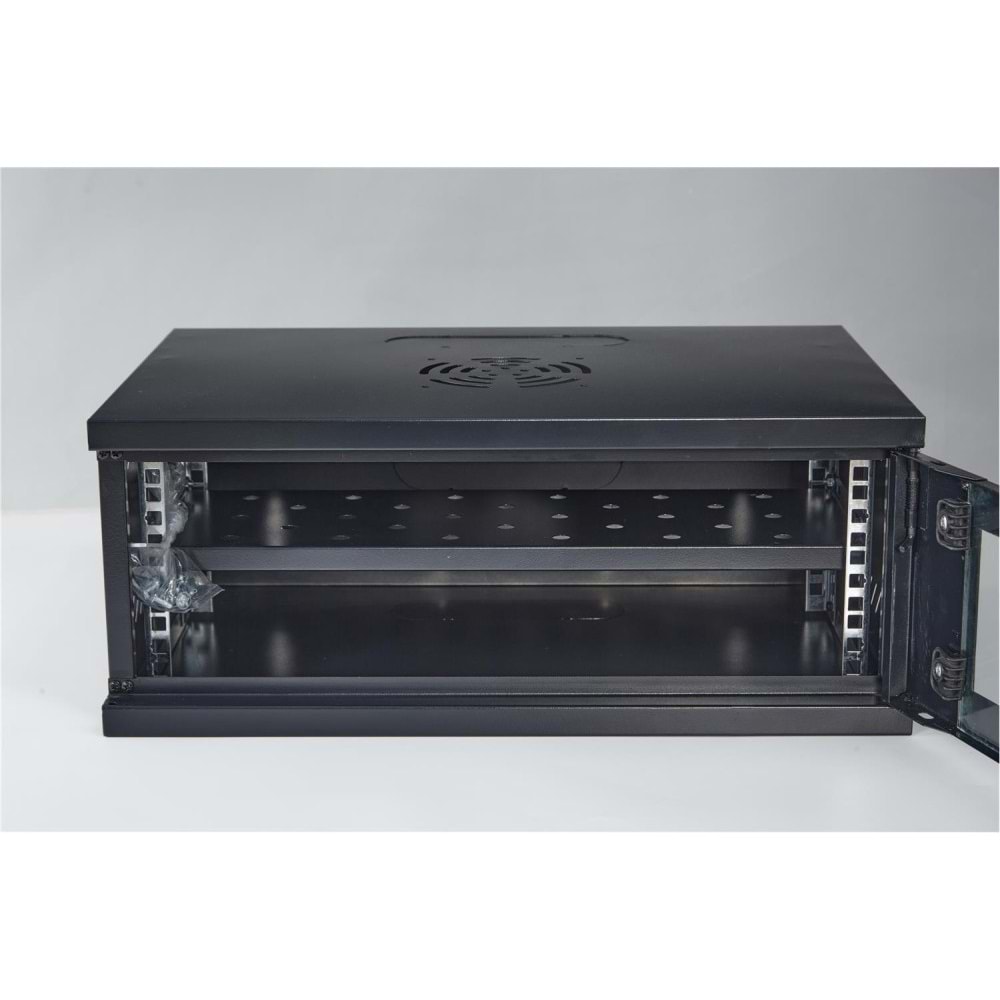 Racksan SE-6404S 4U Duvar Tipi Kabinet (240-530-400) Raf+Fan