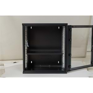Racksan SE-6412S 12U Duvar Tipi Kabinet (600-530-400) Raf+Fan+Priz