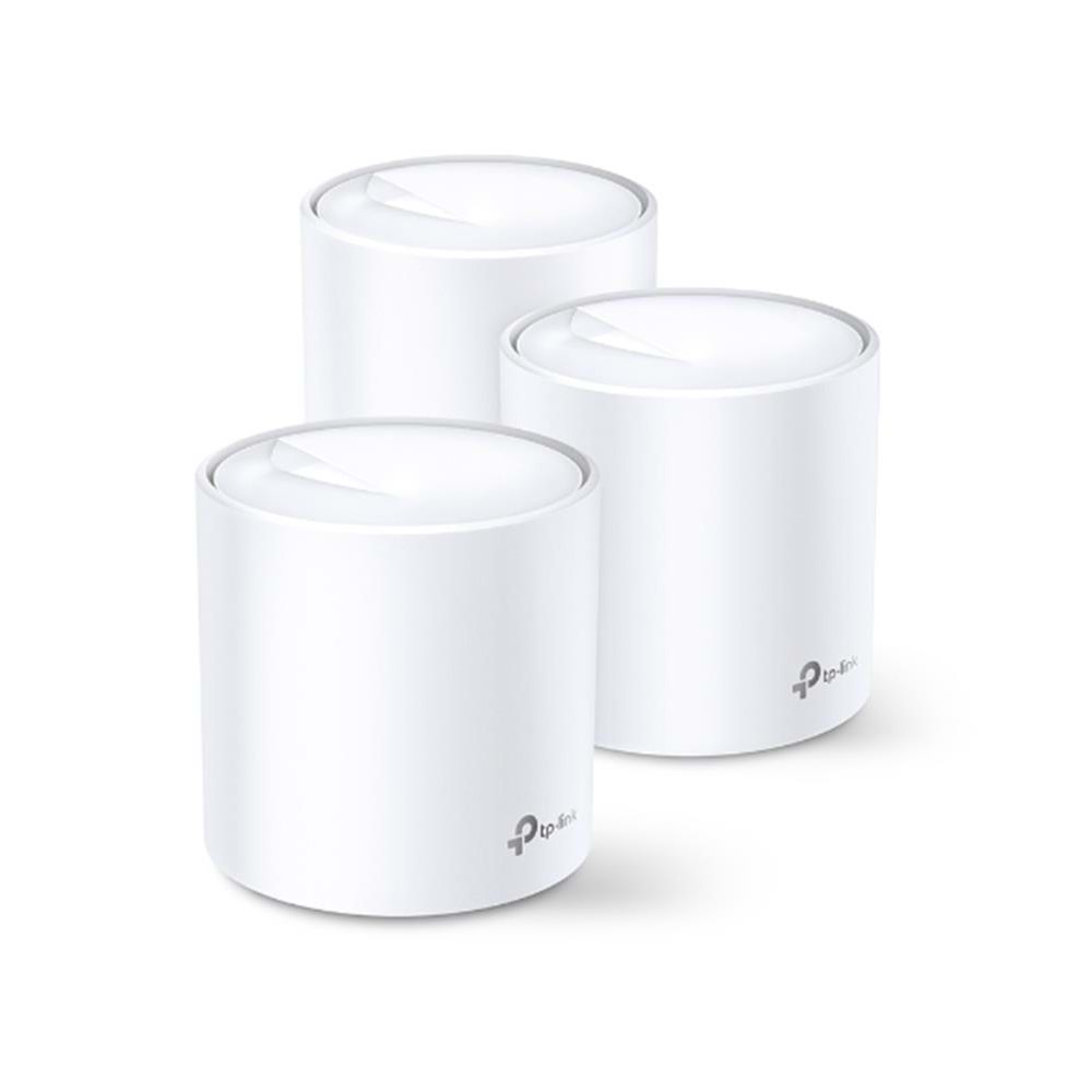 Tp-Link DECO X60 3LÜ Wi-Fi 6 AX5400 Tüm Evi Kapsayan Mesh Wifi Sistemi