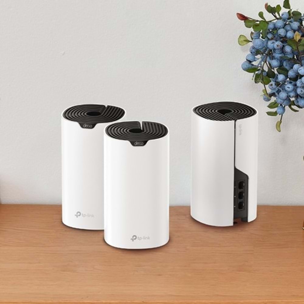 Tp-Link DECO S7 3Lü Paket AC1900 Tüm Evi Kapsayan Mesh Wifi Sistemi