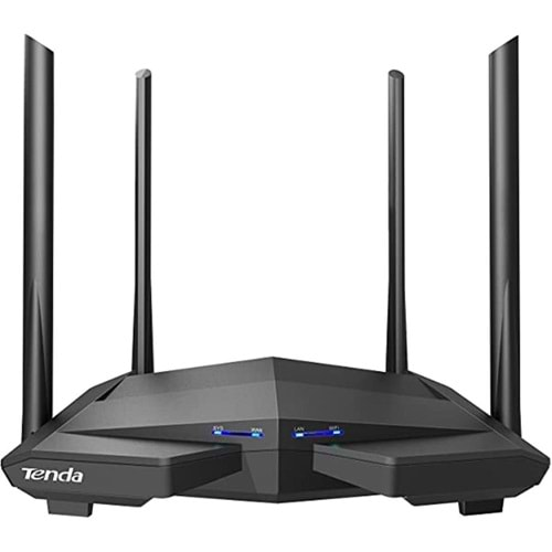 Tenda AC10 867 Mbps Gigabit 4 Portlu Router 4 Anten