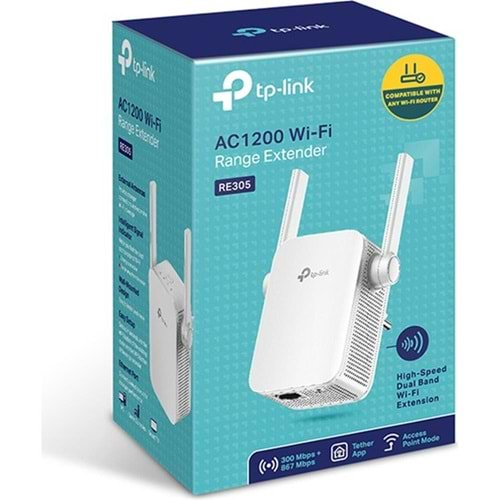 Tp-Link RE305 867 Mbps Wifi Range Extender-Menzil Genişletici AC1200