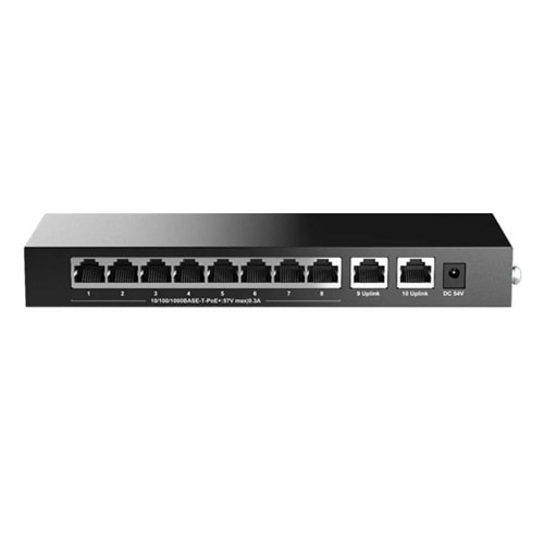 H3C Magic BS210T-P 8 Port Poe+ 2 Port Uplink 10-100-1000 Mbps Metal Kasa Swich