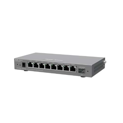 Ruijie-Reyee RG-EG209GS 8 Port 10-100-1000Mbps+1Port SFP 200 Kullanıcı Yönetilebilir Router