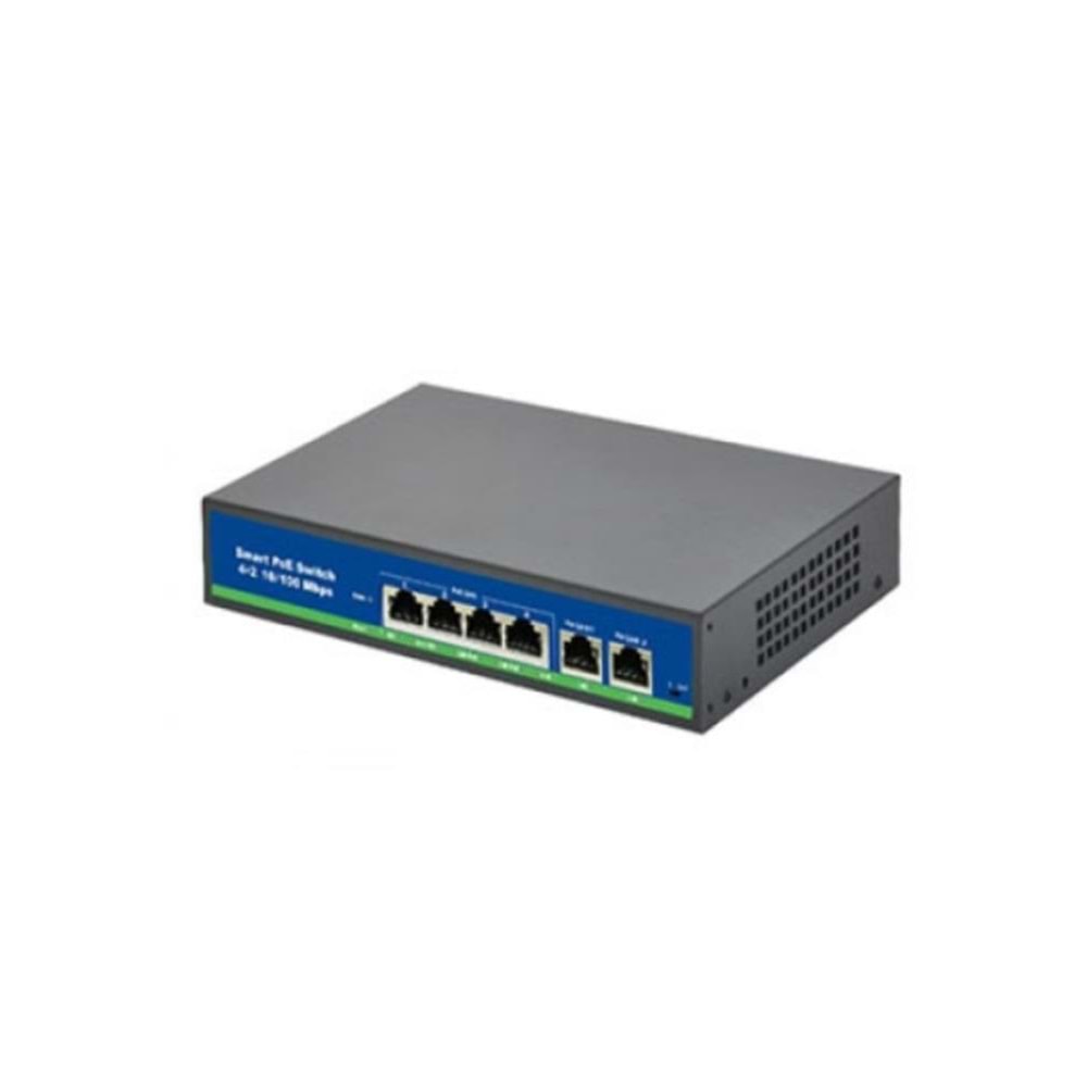 ISEE ISS-4010PG 8 Port Poe+ 10-100 Mbps 2 Port 10-100-1000 Uplink Switch