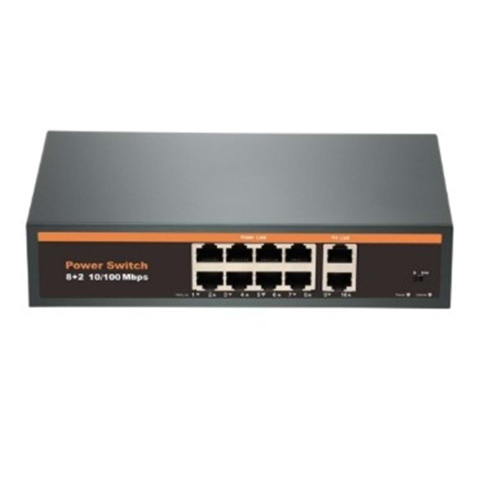 Nova NVC-INTSF0820FB2L 24V INTERCOM 8+2 POE SWİTCH (10-100)