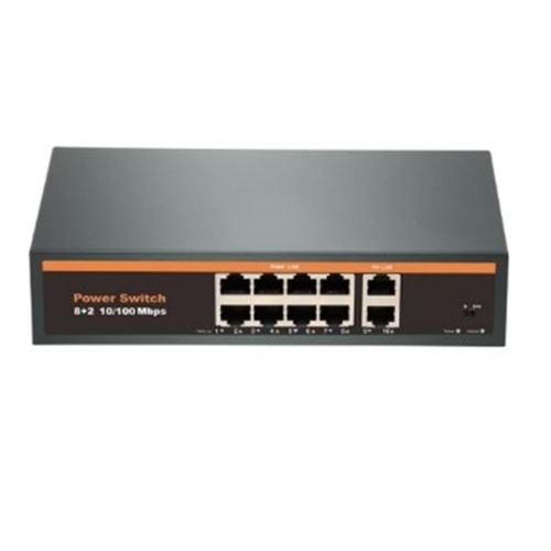 Nova NVC-INTSF0820FB2L 24V INTERCOM 8+2 POE SWİTCH (10-100)