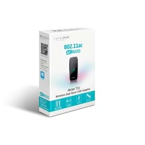 Tp-Link Archer T2U 600 Mbps Kablosuz USB Adaptör AC600