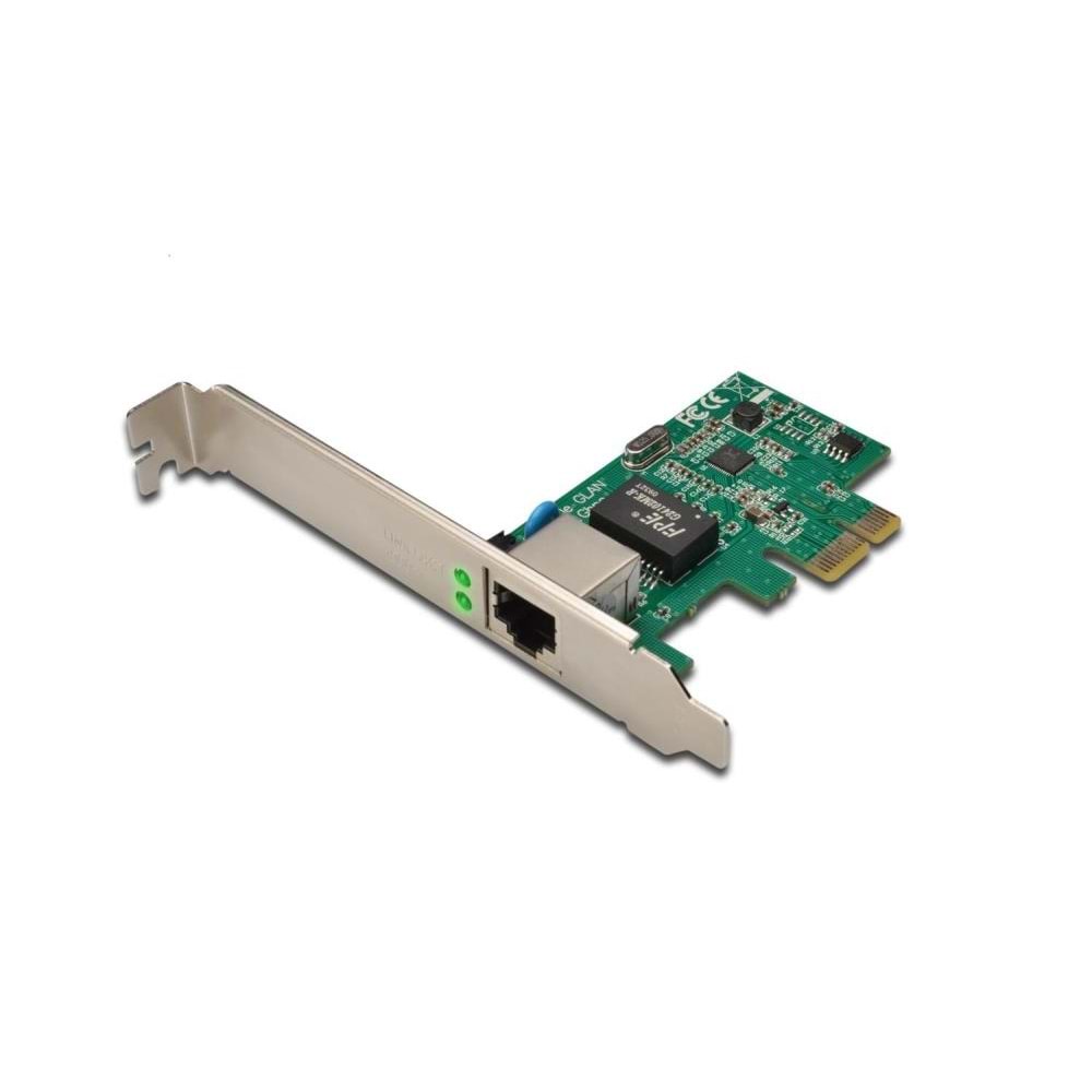 Digitus DN-10130-1 1 Port 10-100-1000 Mbps Gigabit PCI Express 32-bit, Realtek RTL8168E