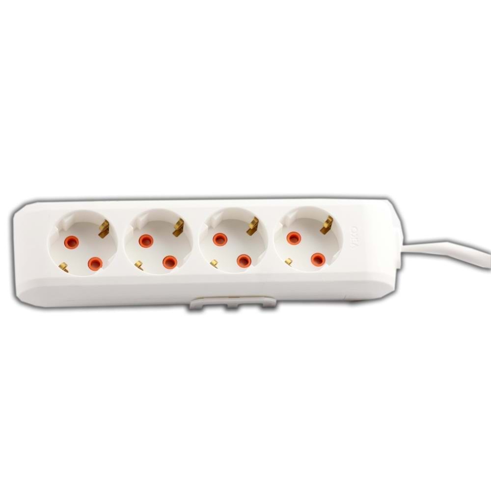 Viko Multı-Let Vm41 4lü 1mt Kablolu Priz (90113401)