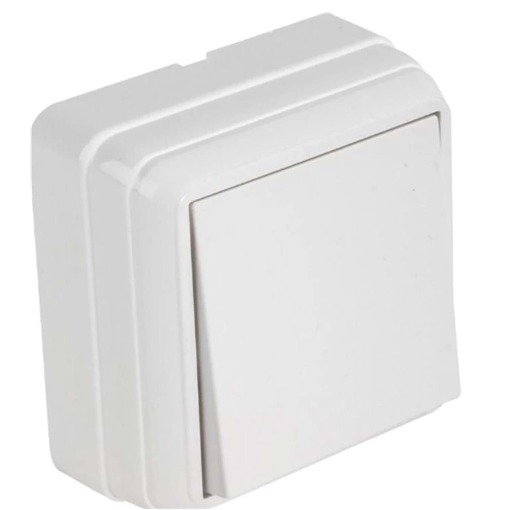 Mutlusan Bron Sıva Üstü Anahtar Beyaz ( 2160 301 0201)