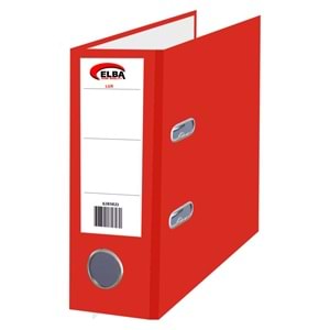 Elba Telgraf Klasör Plastik Lüx Geniş Kırmızı (1 Adet)