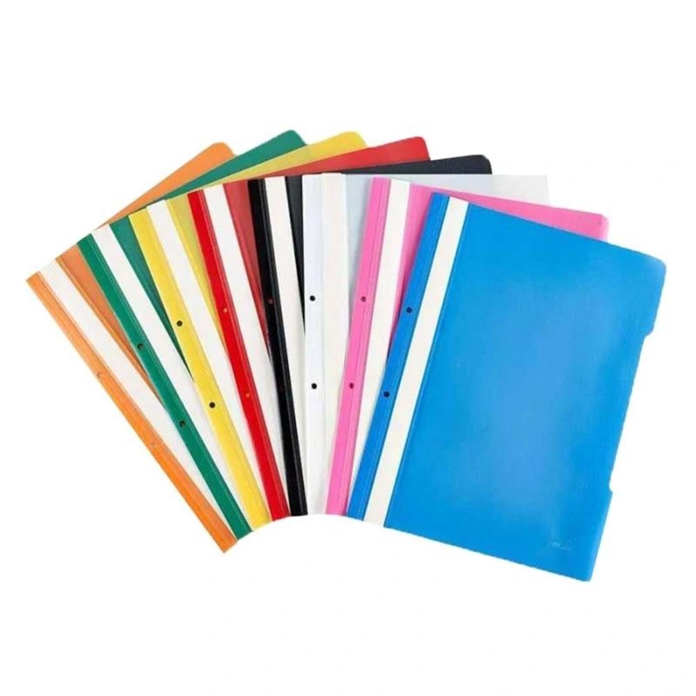 Bafix Telli Dosya Plastik Lacivert A4 (1 Adet)