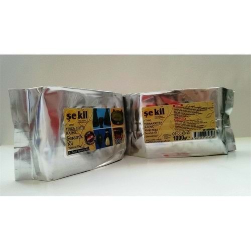 Şekil Seramik Hamuru Terracotta 1000 GR Kahverengi VK1000KHV