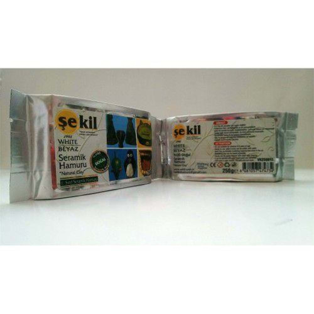Şekil Seramik Hamuru 250 GR Beyaz VK250BYZ