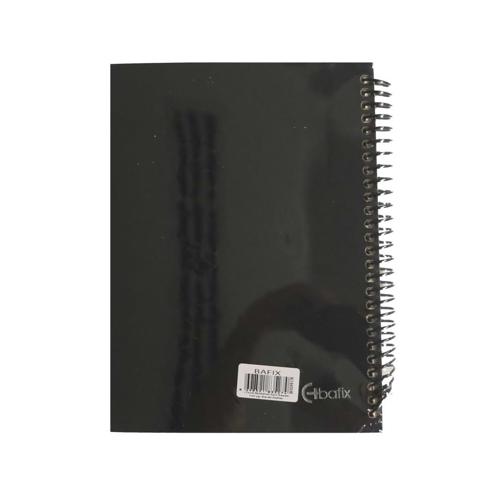 Bafix Modelist Defter Kareli Fantazi Spiralli Sert Kapak 100 Yp 17x24
