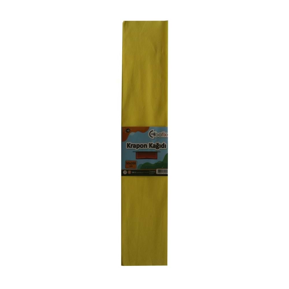 Bafix Krapon Kağıt 50x200 CM Sarı (1 Adet)