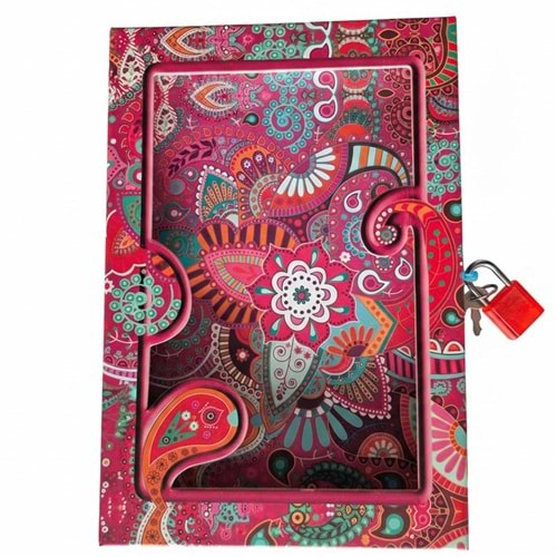 Bafix Hatıra Defteri Kilitli LP32K-0825