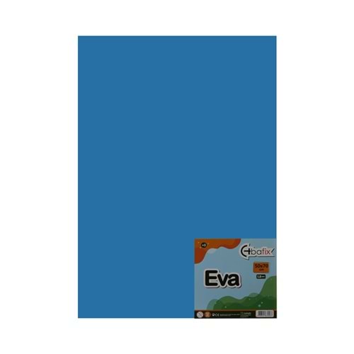 Bafix Eva Düz Renk 50x70 Mavi (1 Adet)