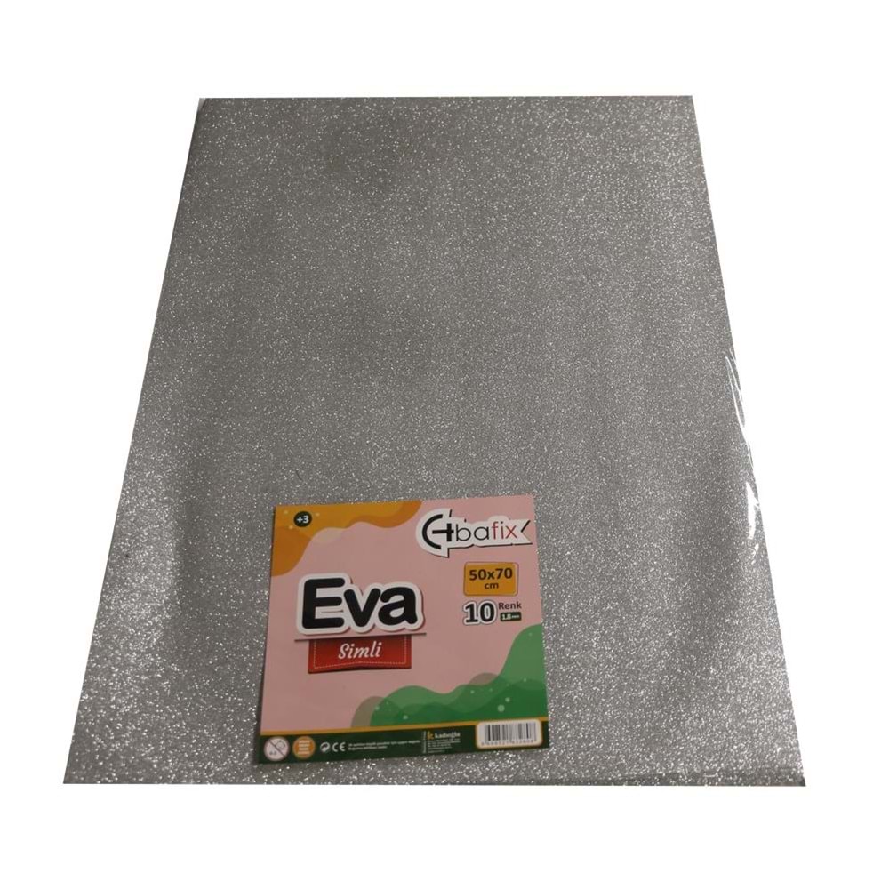 Bafix Eva Simli 50x70 Gümüş (1 Adet)