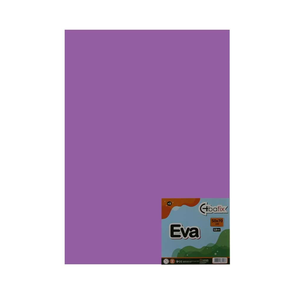 Bafix Eva Düz Renk 50x70 Mor (1 Adet)